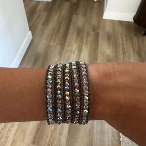 Chan Luu Swarovski crystal Wrap Bracelet